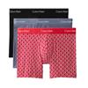 Calvin Klein 3-Pack Icon Cotton Stretch Boxer Briefs Black/Red/Grey