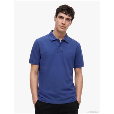 Tommy Jeans Reg Essential Pique Polo Blue Storm