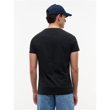 Tommy Jeans Slim Jersey Tee Black