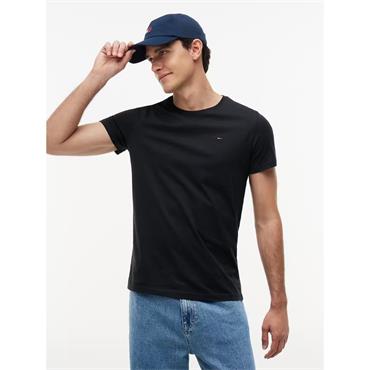 Tommy Jeans Slim Jersey Tee Black