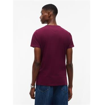 Tommy Jeans Slim Jersey Tee Calypso Berry