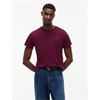 Tommy Jeans Slim Jersey Tee Calypso Berry