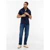 Tommy Jeans Slim Placket Polo Navy