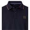 Casa Moda Plain Melange Polo T-Shirt Navy
