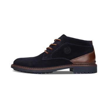 Bugatti AYK30 Laced Suede Ankle Boot Dark Blue