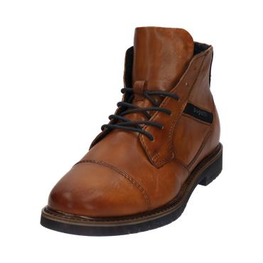 Bugatti 8373A Leather Ankle Boot Cognac