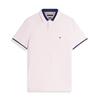 Tommy Hilfiger Contrast Collar Block Polo Pink Lily