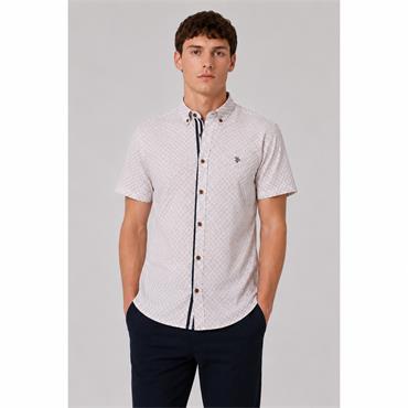 Tom Penn TP915 Short Sleeve Shirt White