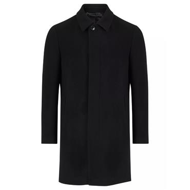 Douglas Hetton Overcoat Black