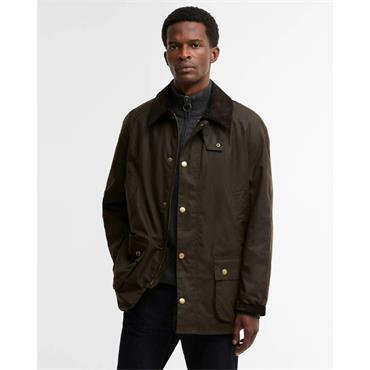 Barbour Ashby Wax Jacket Olive