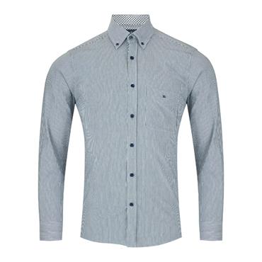 Drifter Ivano Stripe Drifter Shirt Navy