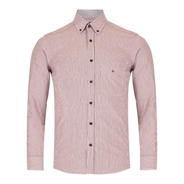Drifter Ivano Stripe Drifter Shirt Wine