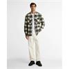 Barbour International Clayton Brushed Fleece Overshirt Green