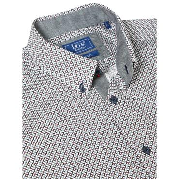 Drifter Print Ivano Shirt Navy