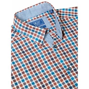 Drifter 14171  Drifter Check Shirt Brown