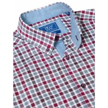 Drifter 14171  Drifter Check Shirt Burgundy