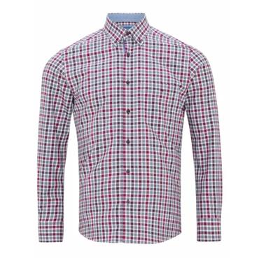 Drifter 14171  Drifter Check Shirt Burgundy