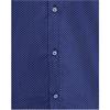 André Dargle Pin-Point Short Sleeve Shirt Navy