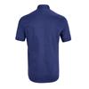 André Dargle Pin-Point Short Sleeve Shirt Navy