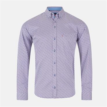 André Denver Print  Andre Shirt Purple
