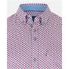André Denver Print  Andre Shirt Burgundy