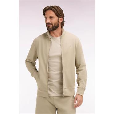 Eden Park Zip-Thru Sweatshirt Beige
