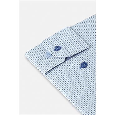 Benetti Kevin Print Shirt Blue
