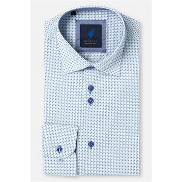 Benetti Kevin Print Shirt Blue