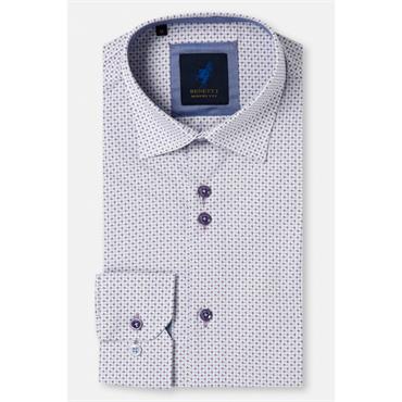 Benetti Kevin Print Shirt Lilac