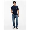 Tommy Jeans Sign Flag Tee Navy