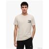 Tommy Jeans Sign Flag Tee Beige