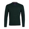 André Valencia V-Neck Jumper Forest