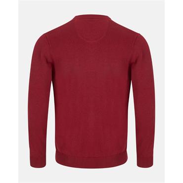 André Valencia V-Neck Jumper Merlot