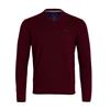 André Valencia V-Neck Jumper Burgundy