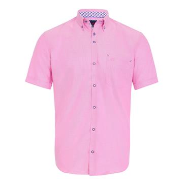André Shannon Short Sleeve Shirt Pink