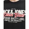 Jack & Jones Script Logo Tee Black