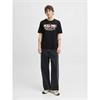 Jack & Jones Script Logo Tee Black