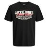 Jack & Jones Script Logo Tee Black