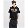 Jack & Jones Script Logo Tee Black