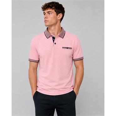 Advise Knitted Collar Polo Strawberry