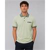 Advise Knitted Collar Polo Green