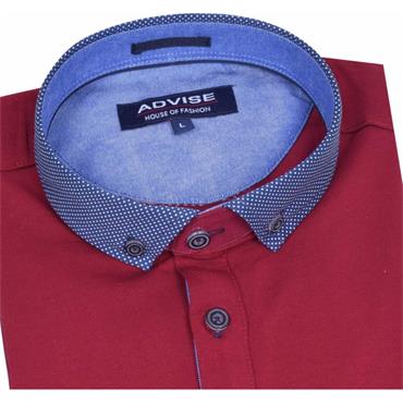 Advise Plain Advise Polo (Shirt Collor) Wine