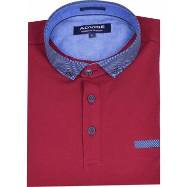 Advise Plain Advise Polo (Shirt Collor) Wine
