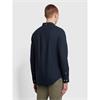 Farah Brewer Slim Fit Oxford Shirt Navy