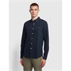 Farah Brewer Slim Fit Oxford Shirt Navy