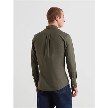 Farah Brewer Slim Fit Oxford Shirt Rosemary