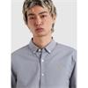 Farah Brewer Slim Fit Oxford Shirt Icelandic Blue