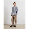 Farah Brewer Slim Fit Oxford Shirt Icelandic Blue