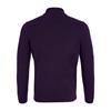 André Tory Quarter Zip Cotton Knit Purple