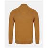 André Tory Quarter Zip Cotton Knit Curry
